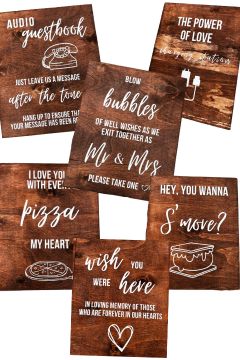 Different Wooden Signs