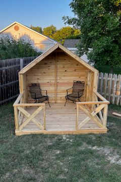 Garden Wood Playhouse Front