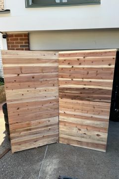 Wooden Backdrop Wedding Party